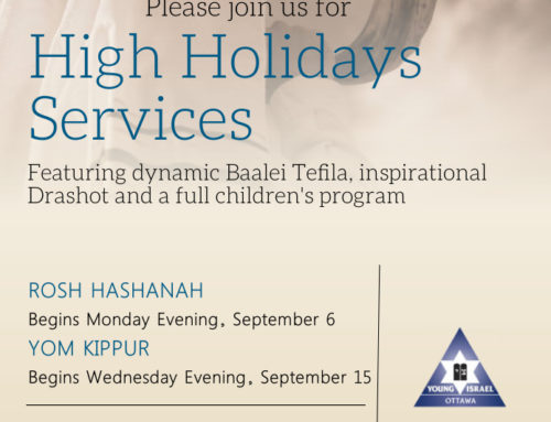 High Holidays at Young Israel